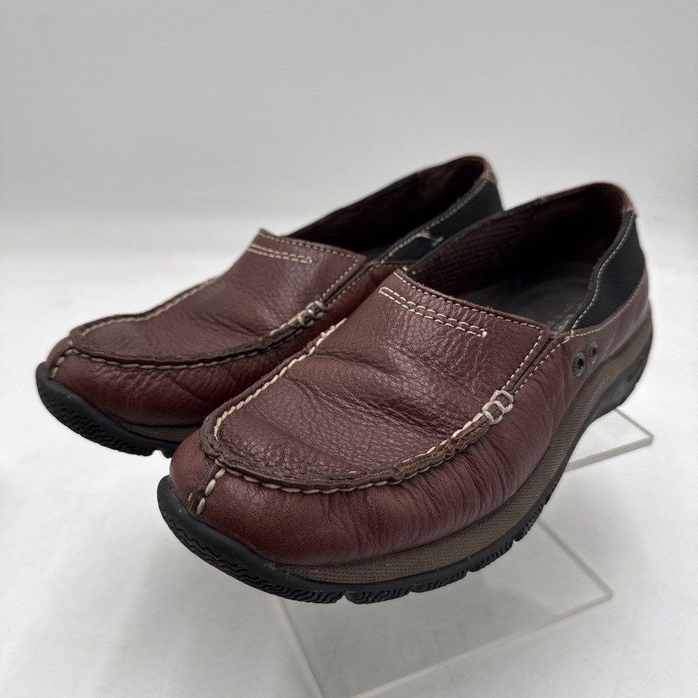 Sperry Top-Sider Shoes Womens 7.5 M Loafers Slip On Leather Casual Slip Resist